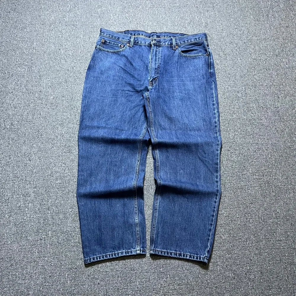 Levi's 550 Relaxed Fit Jeans 40x30 Blue Denim Tapered Leg Mens Pants